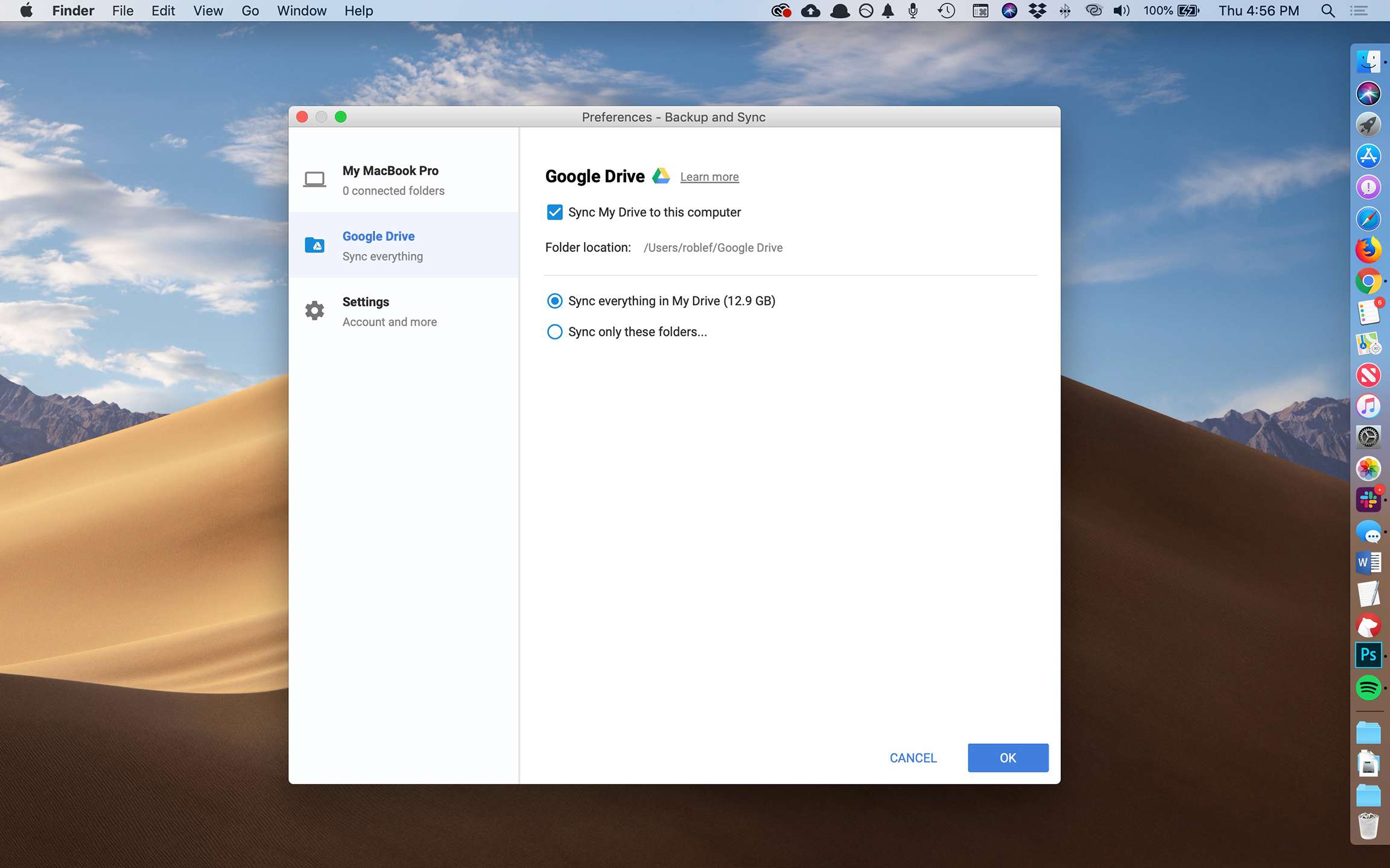 When is google drive for mac
